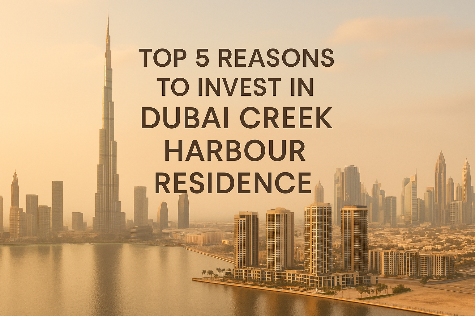 Top 5 Reasons to Invest in Dubai Creek Harbour Residence