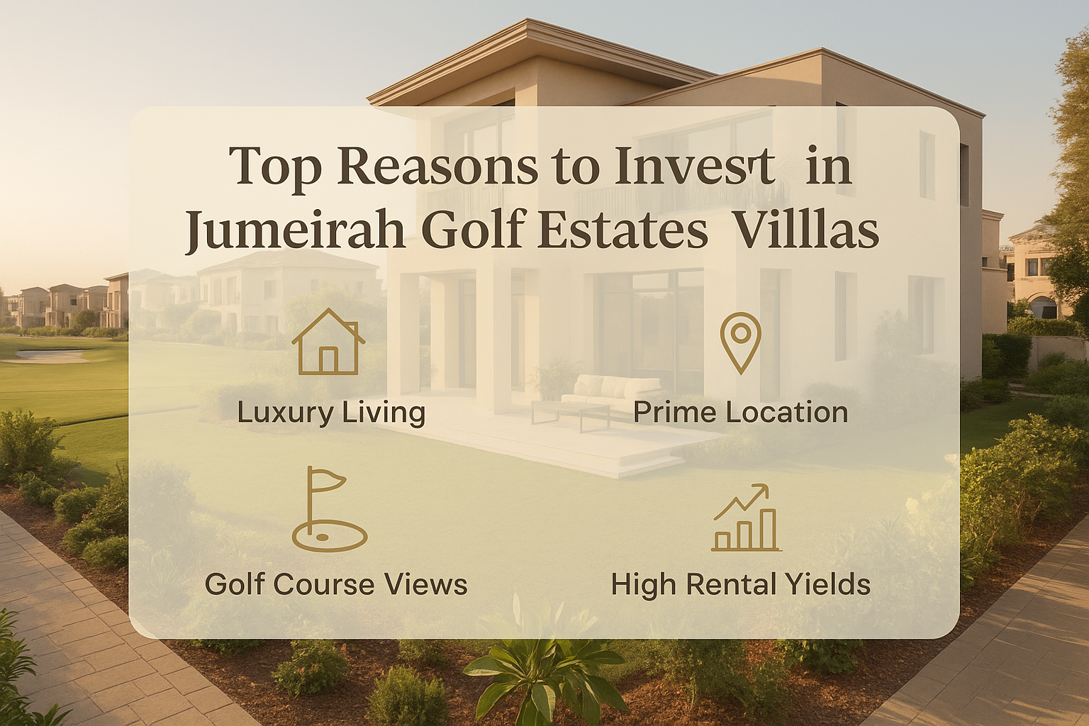 Jumeirah Golf Estates Villas